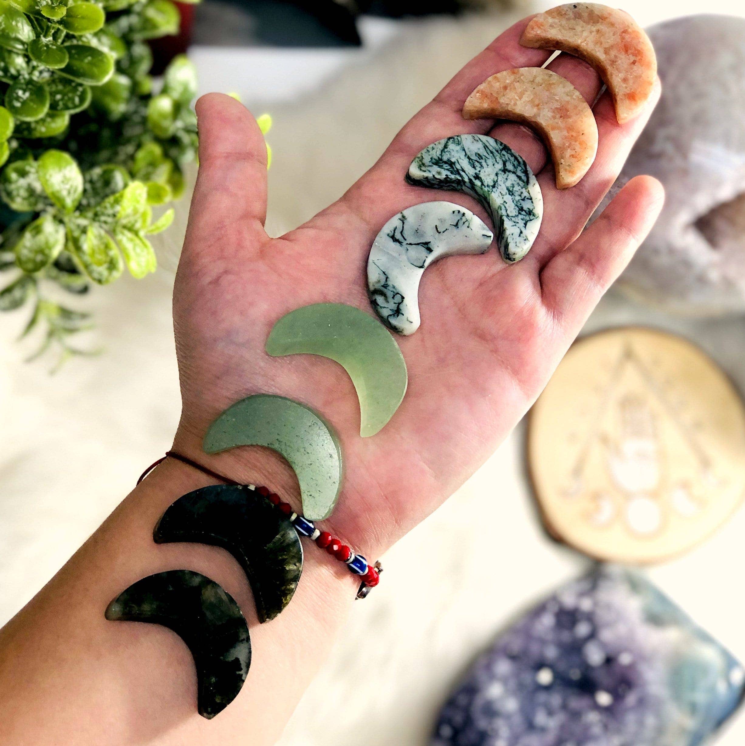 Rock Paradise – wholesale Spiritual stone/crystal – Crystal Gemstone Moon Phase Stones (RK12)4