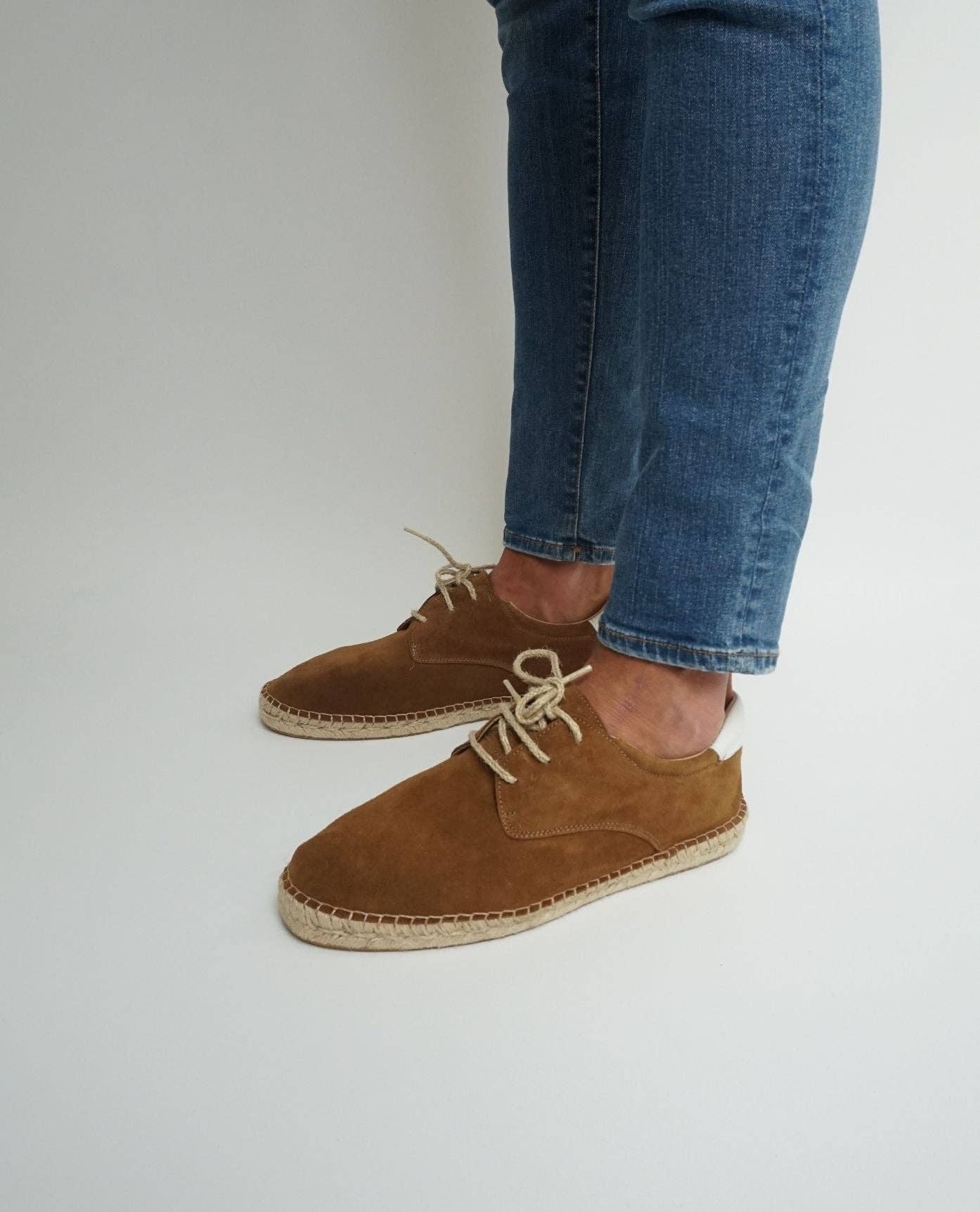 The Hundred Shoes - Wholesale Loafers - Men's - Alpargata Cordon Ante Marron3