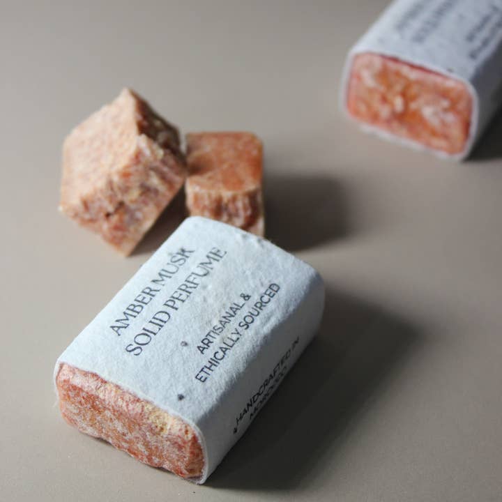 Aroma Theory – wholesale Solid perfume – Moroccan Amber Resin Perfume Block | Exotic, Long-Lasting