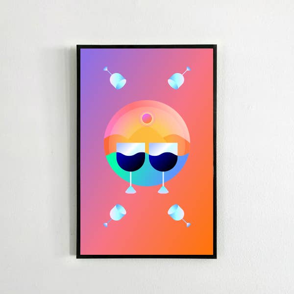 Six of Cups Print for wholesale by Mystic Mondays