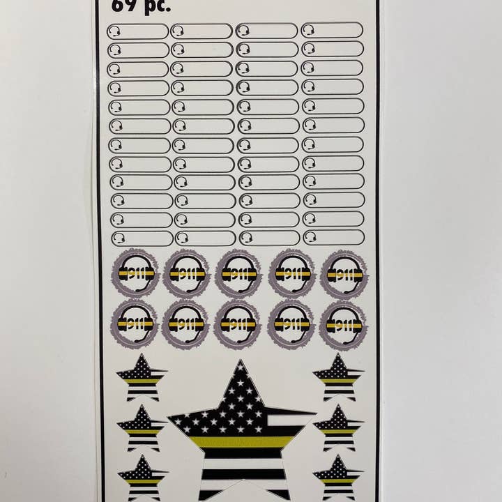 911 Dispatcher Stickers for wholesale by The Polka Dot Box
