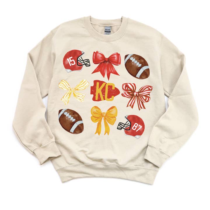 Womens Kansas City Football Shirt, KC Football, Kansas City for wholesale by SimplyKnotCo