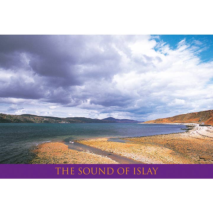Postal Pequeno Ilha de Jura Olhando para o Som de Islay por atacado de Island Blue Publishing