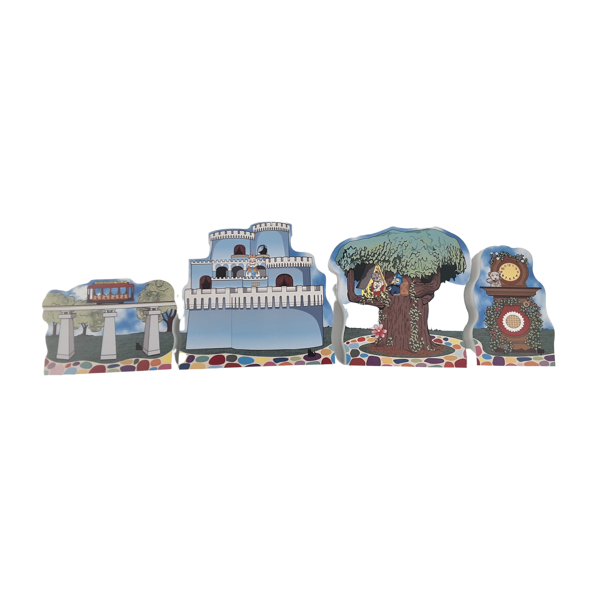 Cats Meow Village - Wholesale Decorative Tabletop Object - Cats Meow Village, Mister Rogers' Neighborhood (5-piece set)3