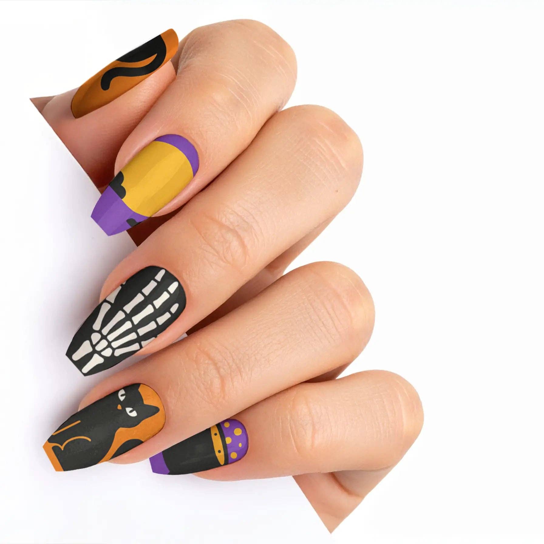 FYNE BODY - Wholesale Press-on/fake nails - Eclipse Enchantment Black Halloween Press-On Nails37