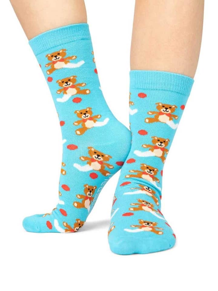 Meddy Bear Sokken Blauw for wholesale by MedSocks