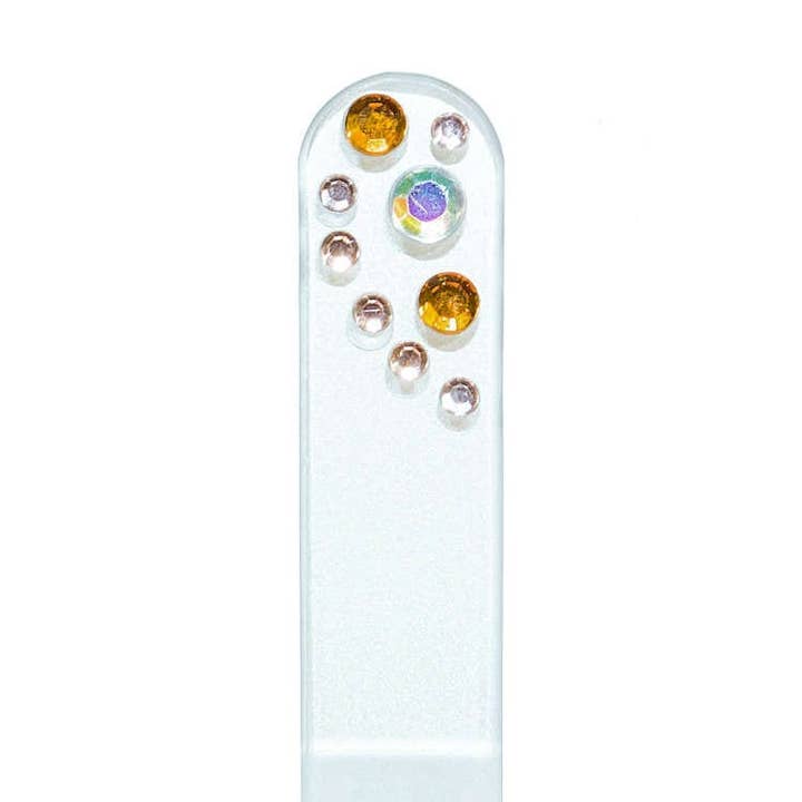 Rhinestone branco por atacado de Classy Nail Files