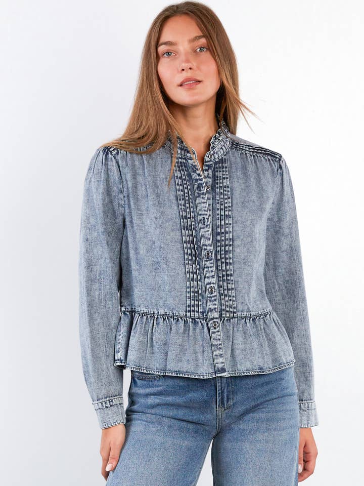 Camisa Peplum para venta al por mayor de Billy T