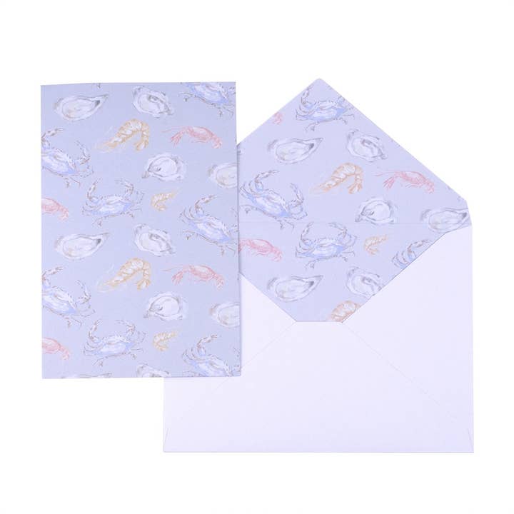 Sjömat Kontorsmaterial Set Blå/Flerfärgad 4,5x3 för wholesale av The Royal Standard