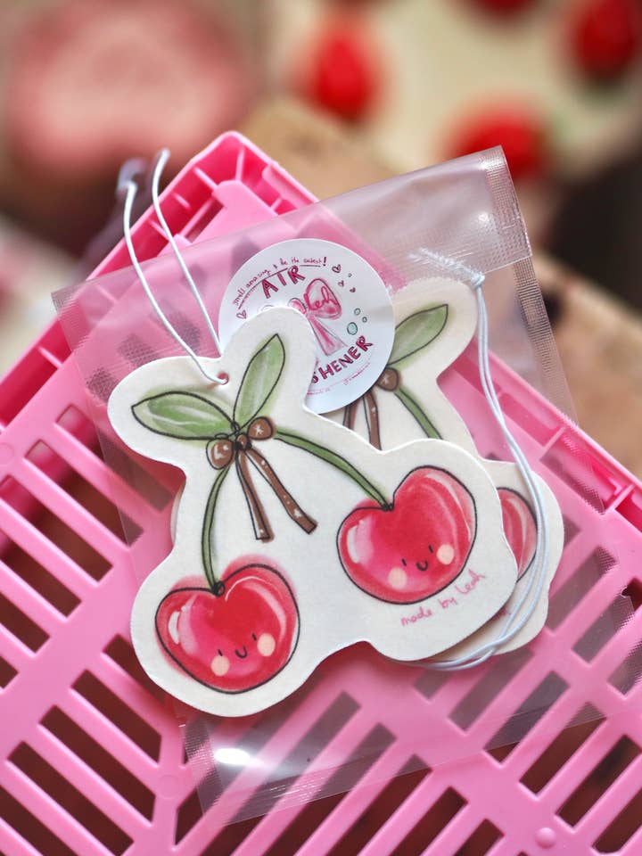 Cherry Girly Air Freshener for wholesale by Made by Leah