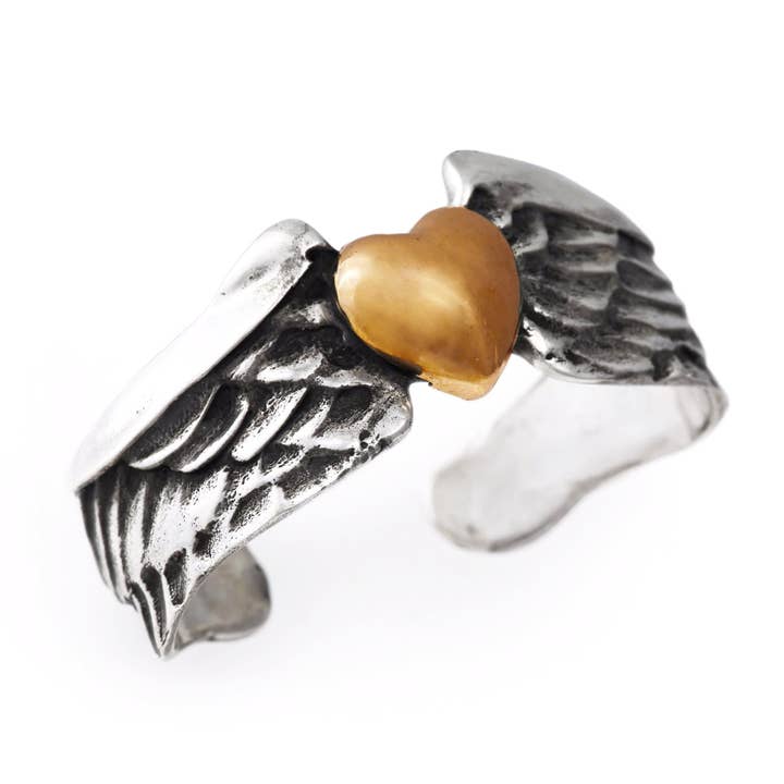 Rockstar Armband mit fliegendem Herzen für den Großhandel von Alex Streeter