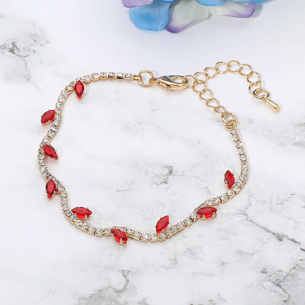 Sensibling Corp. - Wholesale Tennis Bracelet - CZ Marquise Cluster Accent Evening Tennis Bracelet4