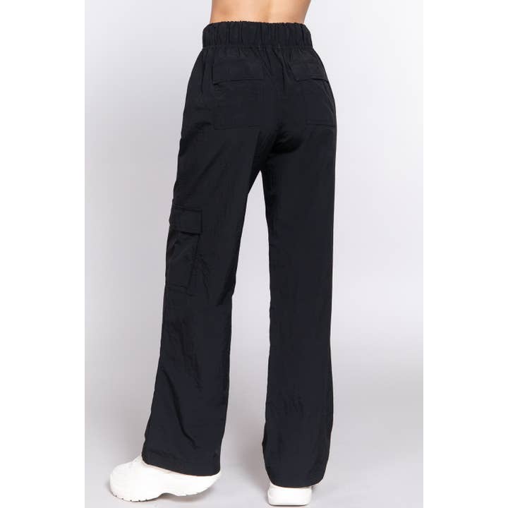 Apolline - Wholesale Pants - Women's - WAIST ELASTIC CARGO PARACHUTE PANTS3