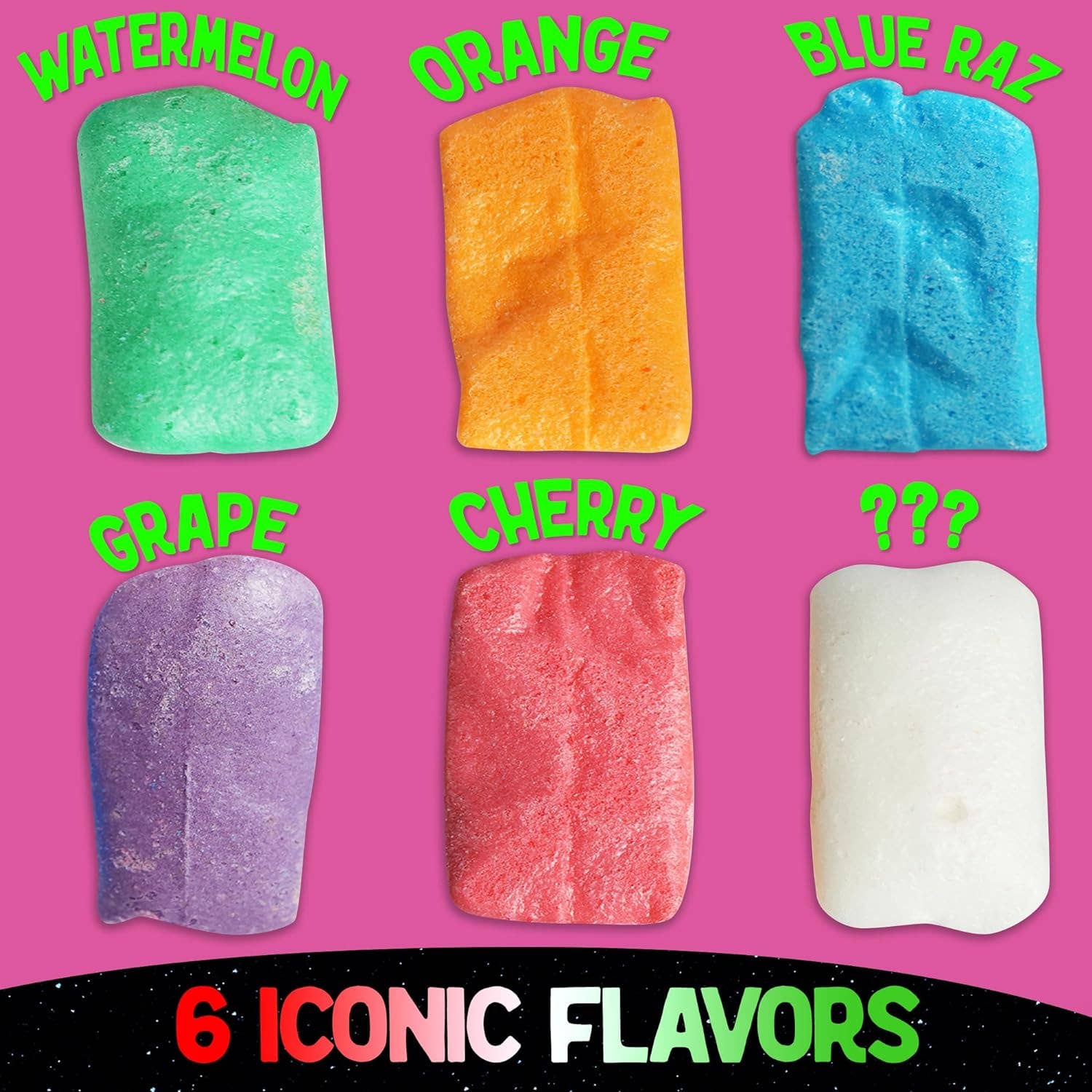 Space Age Snacks - Wholesale Hard Candy - Freeze Dried Alien Tongues (3.5 Ounce)1