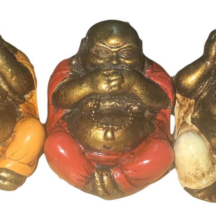 Estatua Los 3 Budas de la Sabiduría para venta al por mayor de WLM