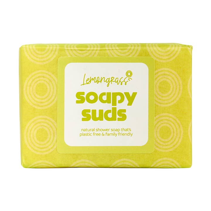 Lemongrass, Soapy Suds, 100g Soap Bar (Single) for wholesale by Pit Putty (UK)