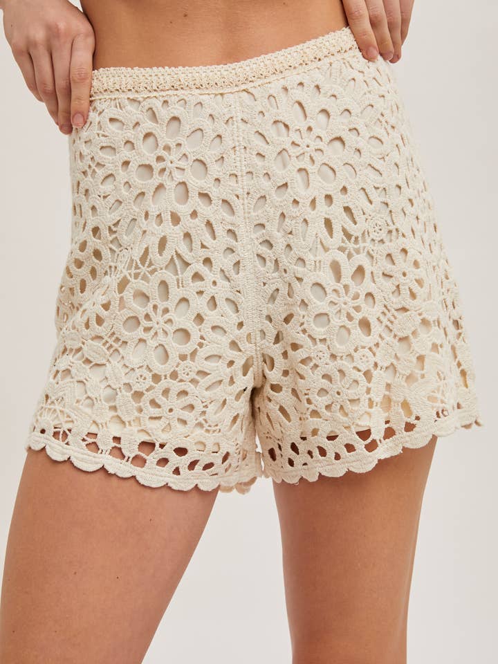 Bluivy - Wholesale Shorts - Women's - CROCHET SHORTS