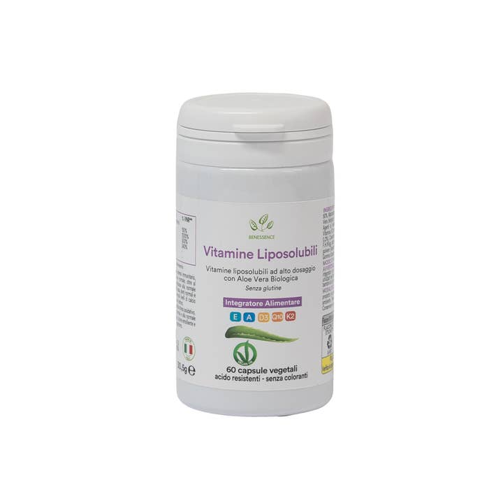 Natura srl – wholesale Oralt tillskott/Vitamin – Fettlösliga vitaminer, koenzym Q10 och Aloe Vera - 60 cps