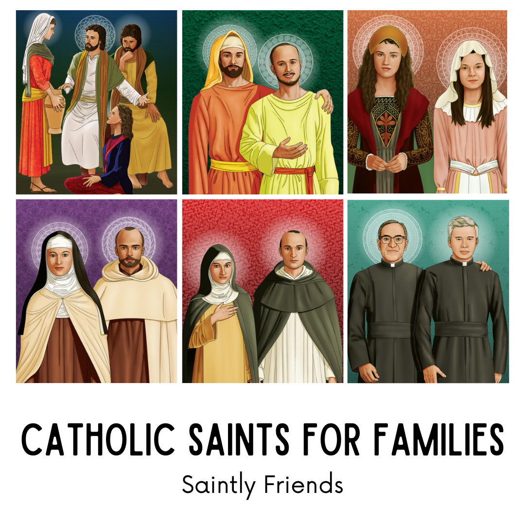 Catholic Sprouts LLC - Wholesale Religion Book - Catholic Saints for Families: Saintly Fathers, Mothers, Siblings, Couples, Families, and Friends16