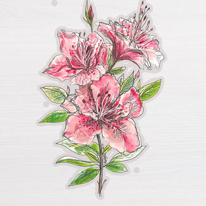 Locksley Workshop - Wholesale Sticker - Azalea Sticker3