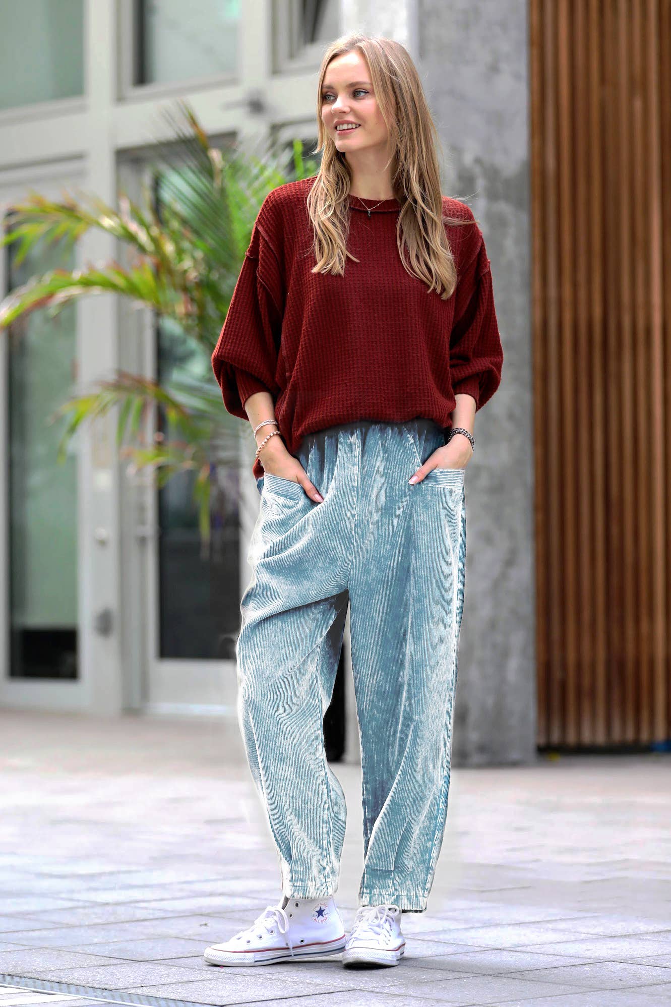 42POPS - Wholesale Pants - Women's - ",,,,.....Vintage wash corduroy pants17