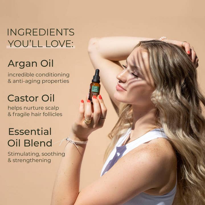 Plant Therapy - Wholesale Hair Serum - Hair Therapy Strengthen & Grow Hair Serum 1oz