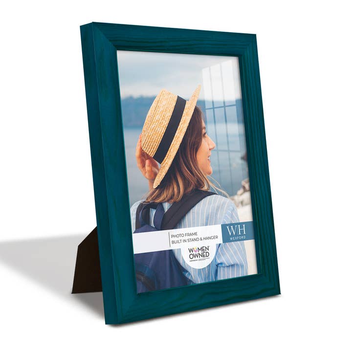 Wexford Home - Wholesale Picture Frame - Photo Frame, Real Wood with Wood Grain, Ocean Blue19