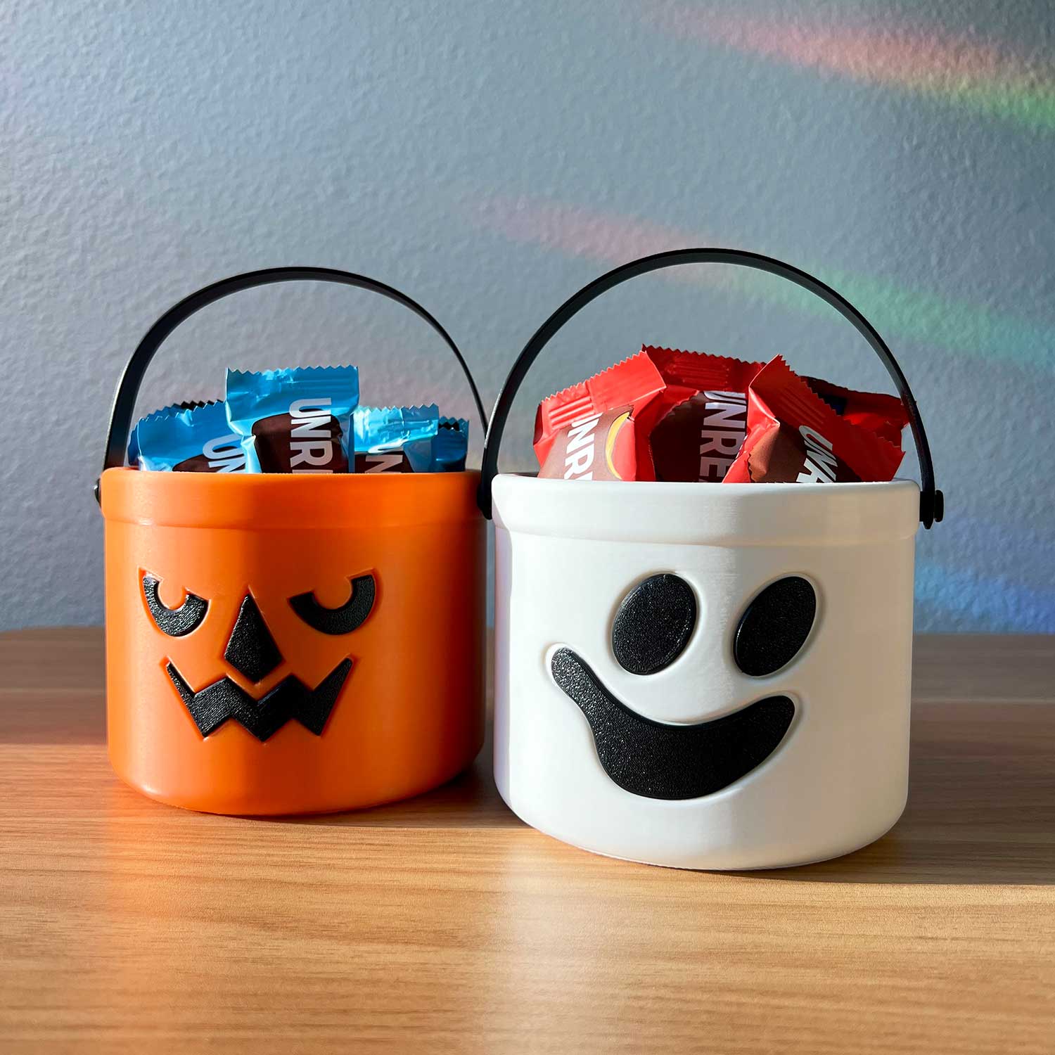 Daisy Wood Design - Wholesale Plant Pot - Mini Boo Buckets – Ghost & Pumpkin Halloween Decor4