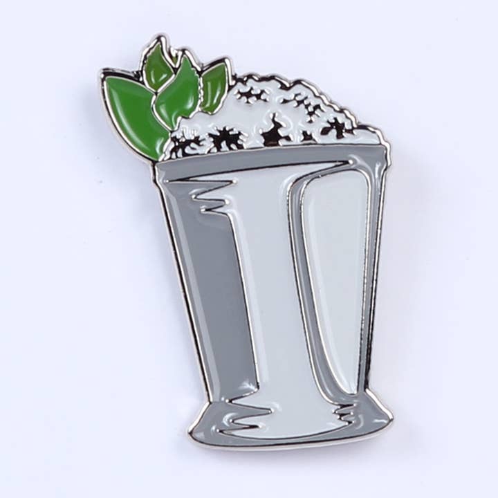 Barrel Down South – wholesale Nål och knapp för kavajslag – Mint Julep slagnål0