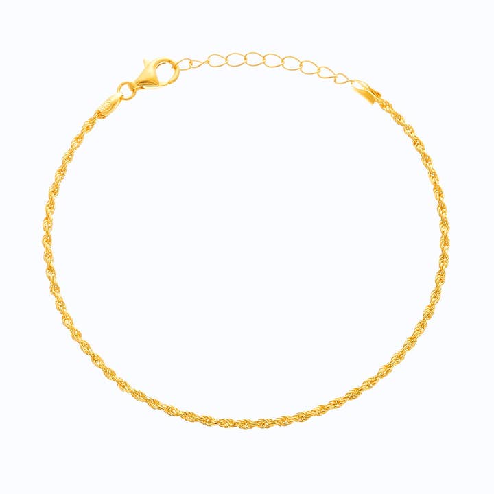 Braided Bracelet - 925 Sterling Silver - Hypoallergenic for wholesale by Lillys Amsterdam