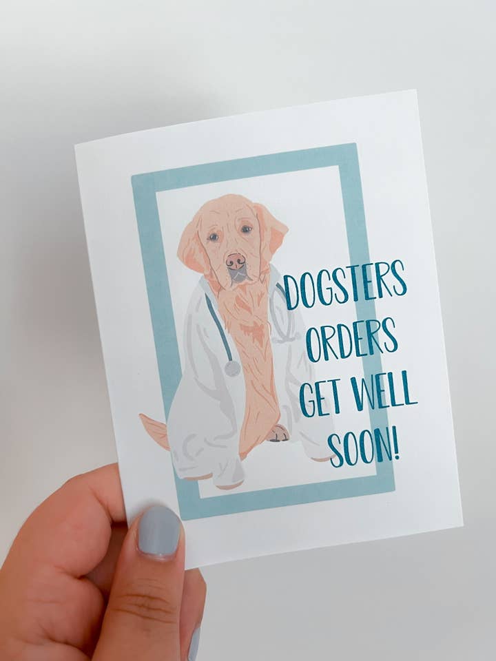 Get Well Soon Card for wholesale by A&F Bonetique