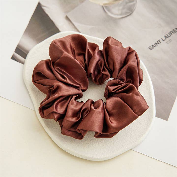 ACCITY - Wholesale Scrunchie - Women's - Satin Scrunchies Set for Women, Simple & Stylish_CWAHA03438