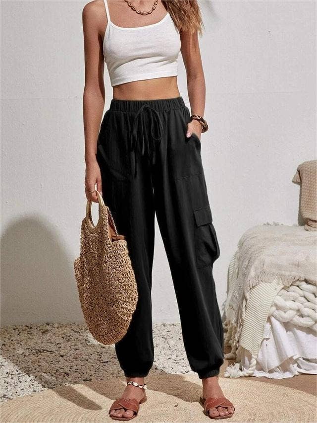 Rosa Clothing - Wholesale Pants - Women's - Pocket trousers cargo pants5