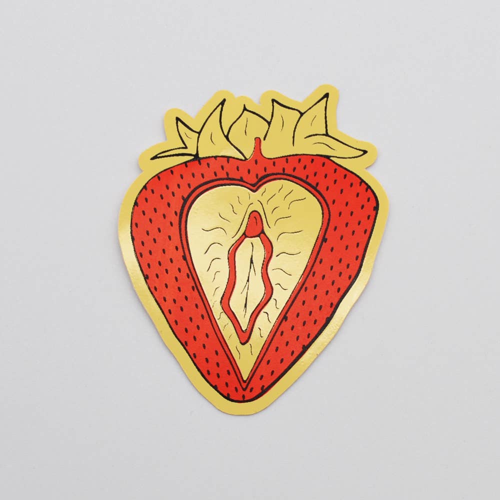 Metal the Brand - Vendita all'ingrosso Adesivo - Fragola Vagina - Adesivo