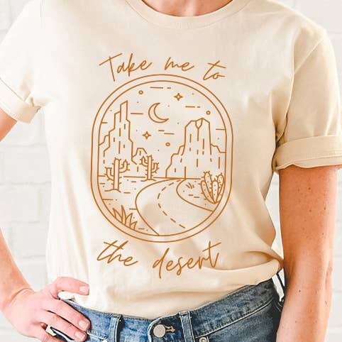 Take Me To The Desert Graphic Tee for wholesale by Select Apparel
