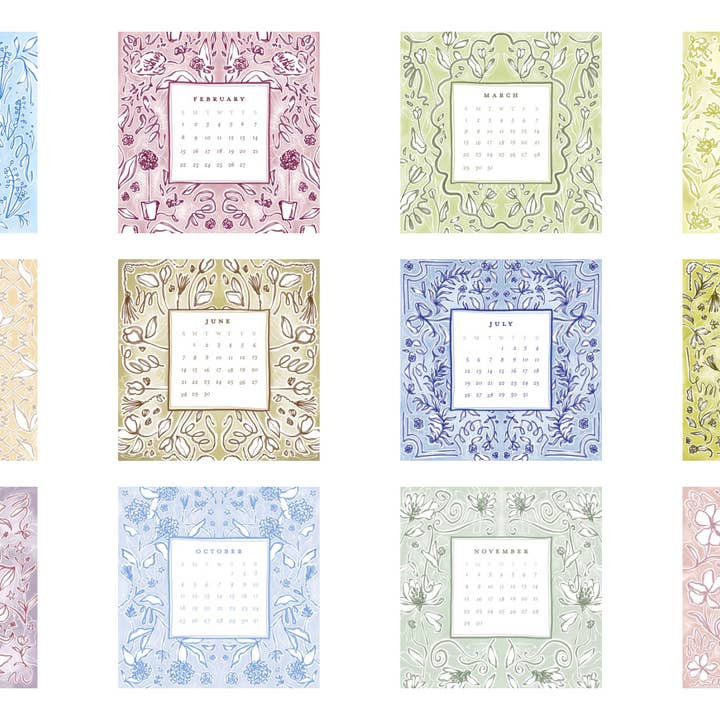 Ross Paper Co - Wholesale Calendar - 2026 Desk Calendar: Pre-Order