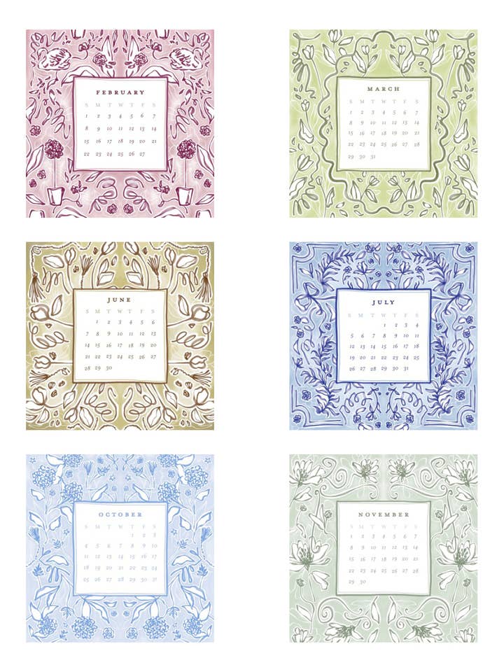 2026 Desk Calendar: Pre-Order for wholesale by Ross Paper Co