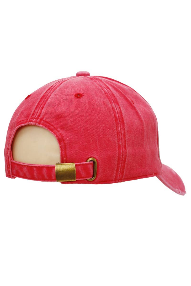 Cap Zone - Wholesale Baseball Cap - Unisex - Distressed Dirty Wash Five Panel Baseball Cap1