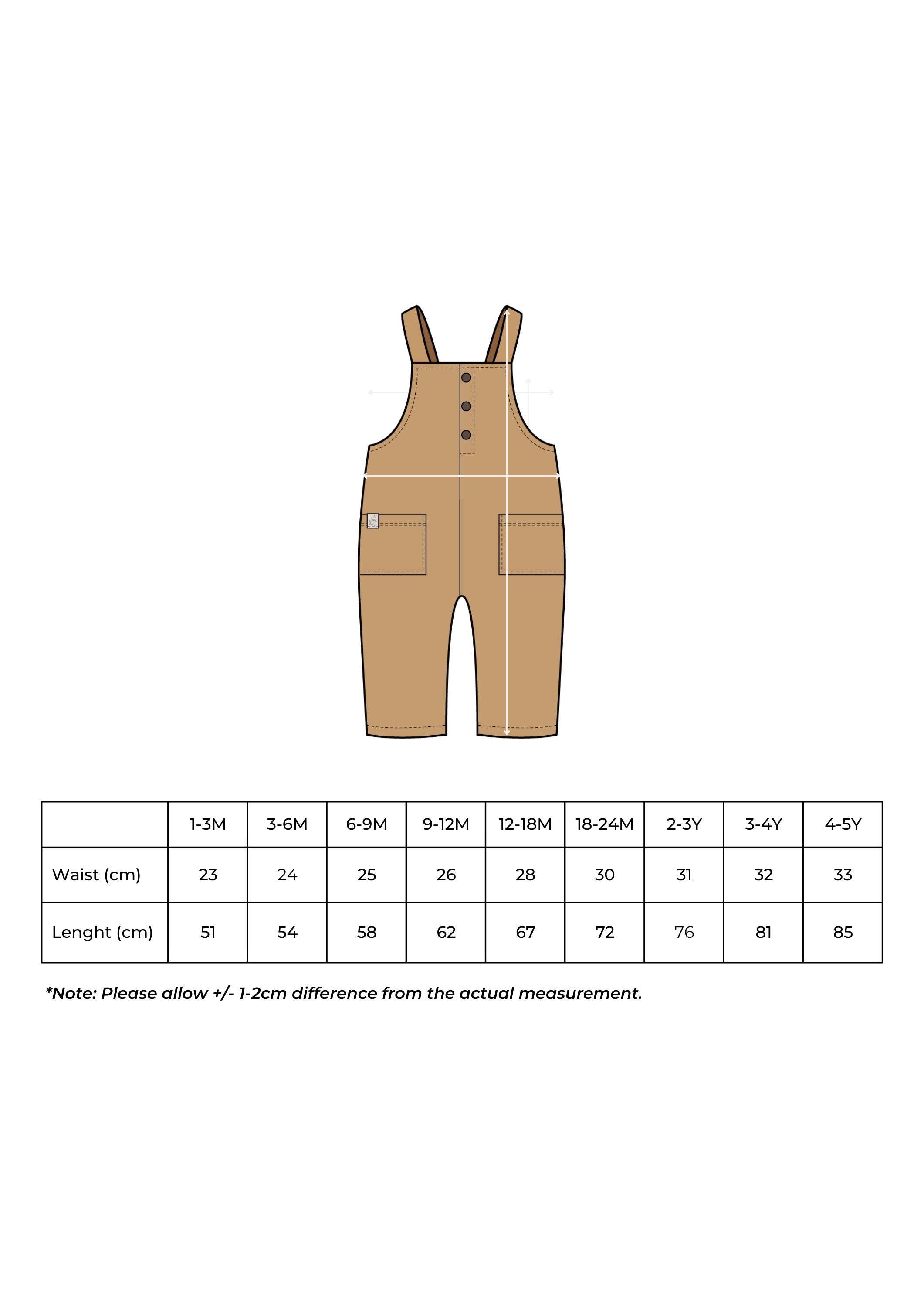 Eli & Nev (we cover U.S. import duties) - Wholesale Overalls - Baby - Baby / Kid Brown Corduroy Overalls Fall Winter 100% Cotton7