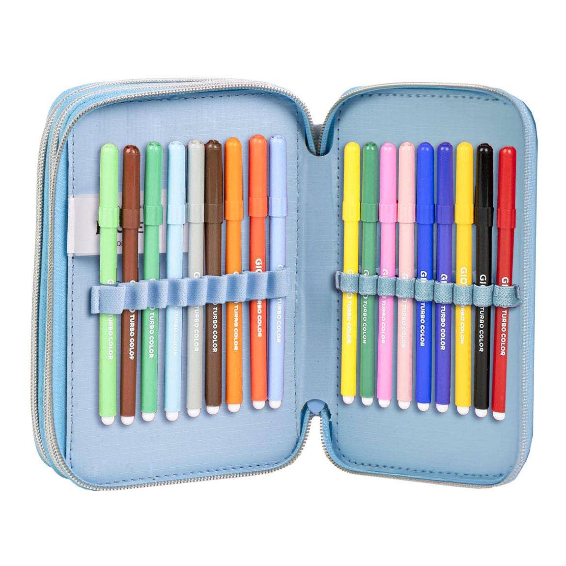 Mastoys, S.L. - Wholesale Pencil Case/Pouch - GIOTTO FROZEN PENCIL CASE WITH ACCESSORIES - 27000016884