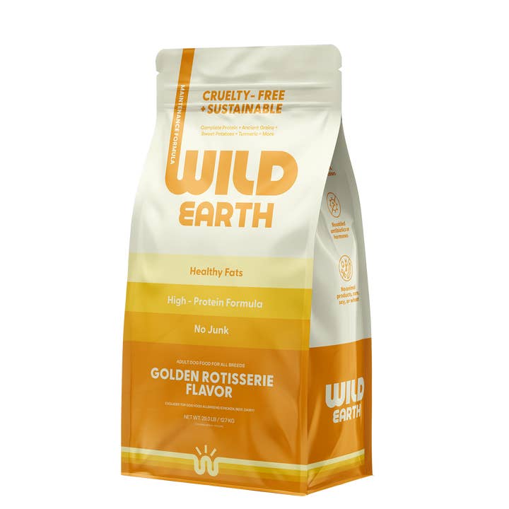Wild Earth - Wholesale Pet food – Dog - Maintenance Formula Dog Food, Golden Rotisserie, 28lbs7