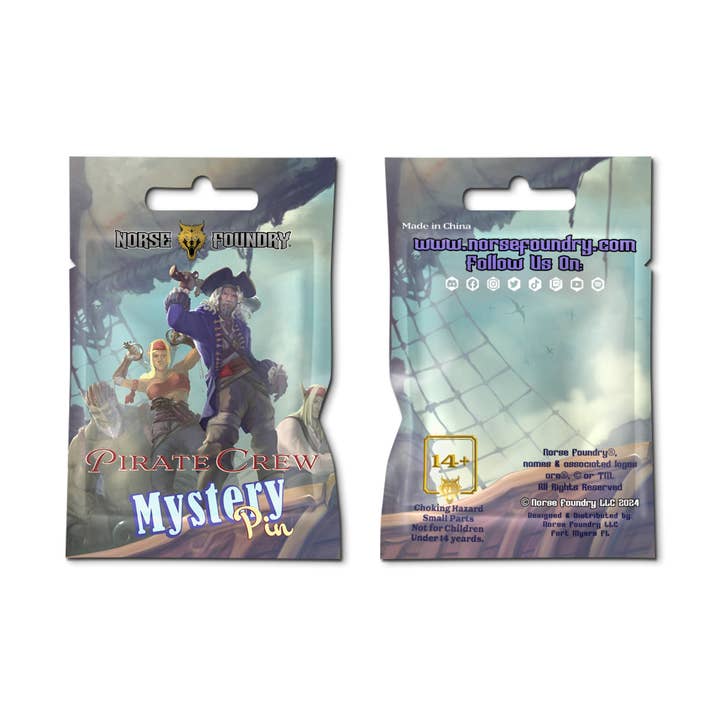 Pirate Crew - Mystery Pin for wholesale by Norse Foundry