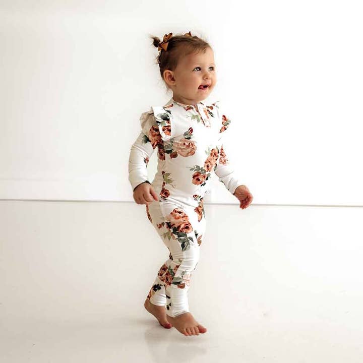 Snuggle Hunny - Wholesale Jumpsuit - Baby - Rosebud Organic Growsuit2