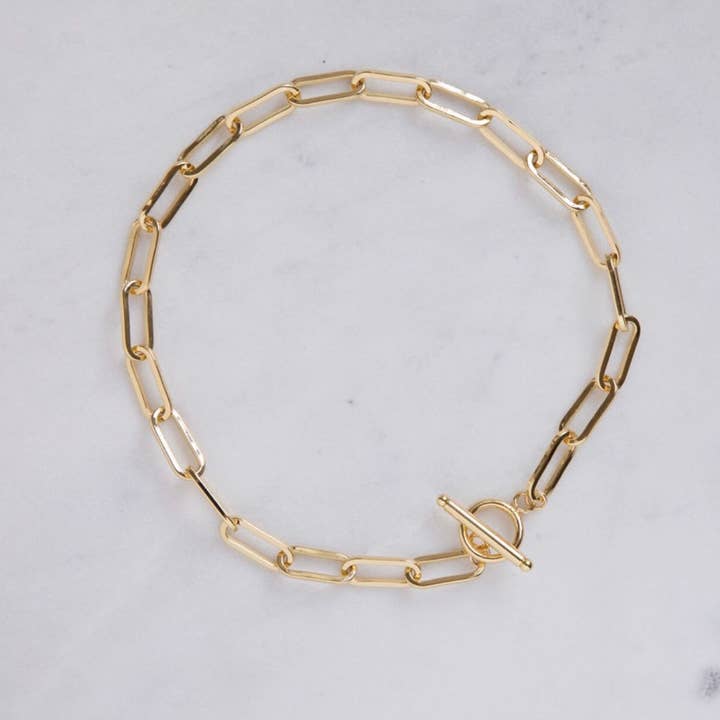 Creole Charm – Großhandel Gliederhalskette – Chunky Chunky Kette aus goldfarbenem Edelstahl (The Lux Chain), tarnfrei1