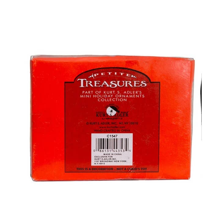 Kurt S. Adler, Inc. - Wholesale Ornament Set - 1.25"PET.TREASURESIN MIRROR BALLS 12P4