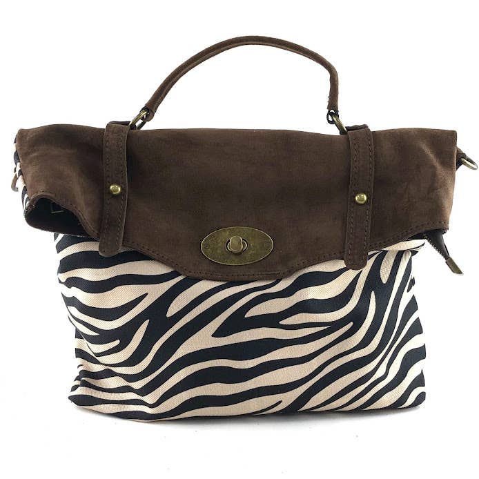 MILANO AMOUR - Wholesale Crossbody Bag - Unisex - LEONARDO CANVAS FANTASY CROSSBODY BAG4