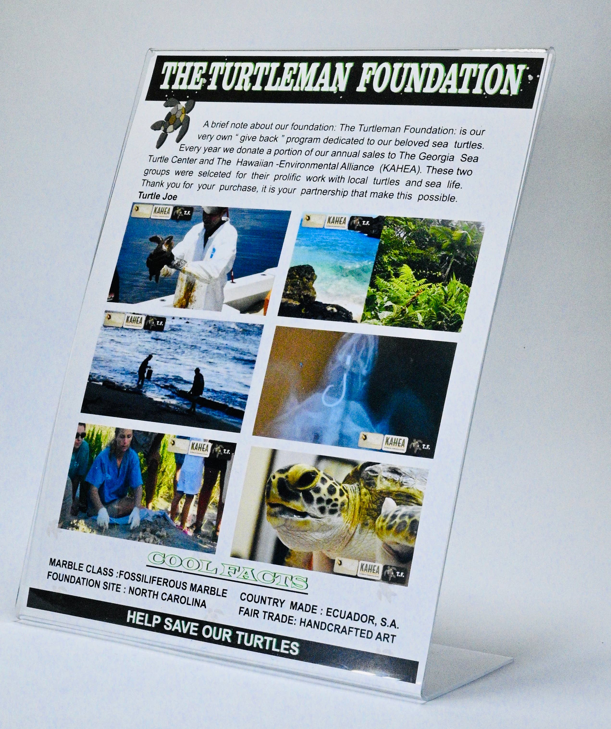 SS handcrafted Art - Vente Support/étui pour présentoir - Porte-affiche en acrylique 8,5" x 11"1