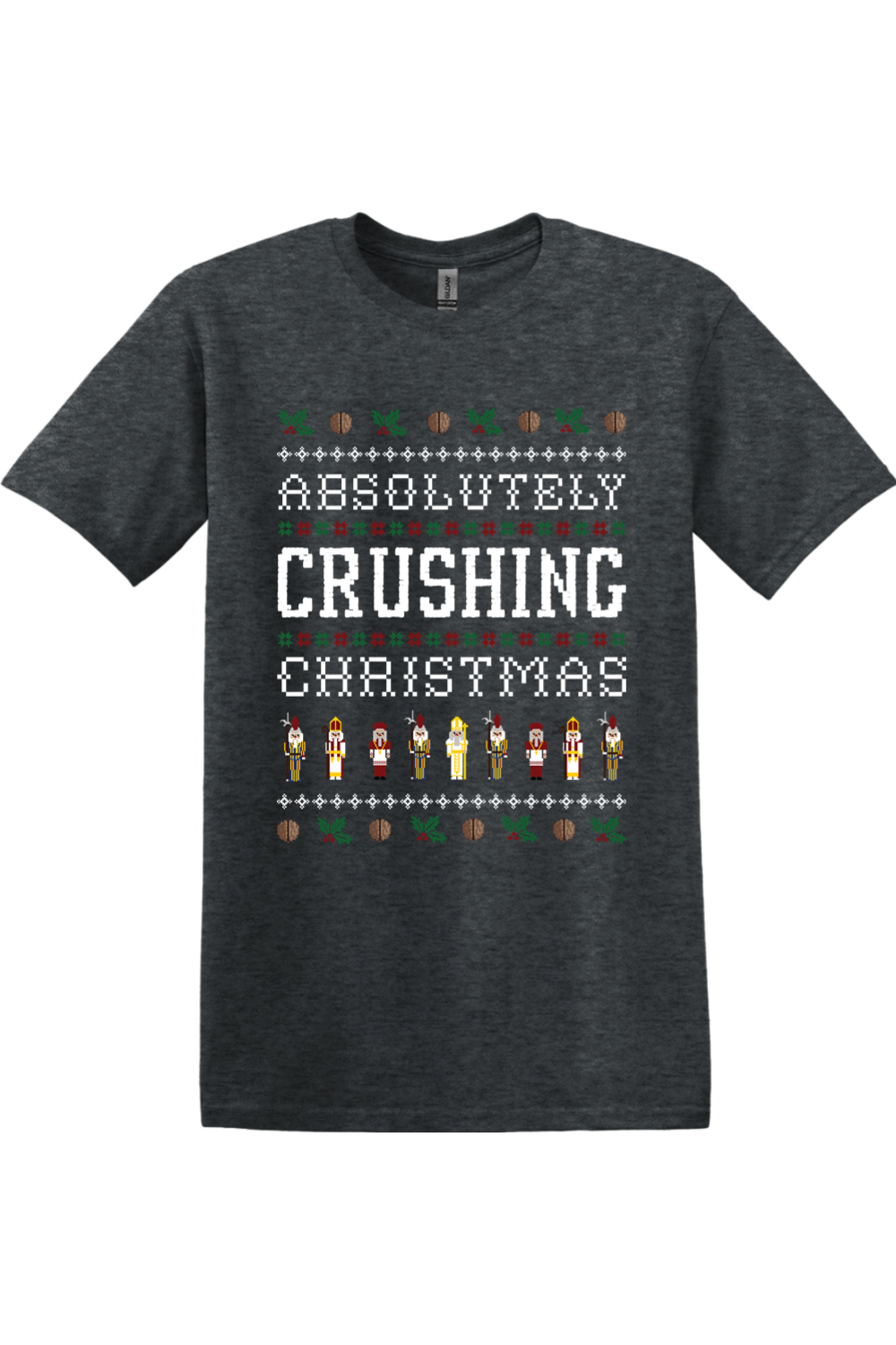 Sock Religious - Wholesale Screen Printed T-Shirt - Unisex - Absolutely Crushing Christmas Adult T-Shirt6