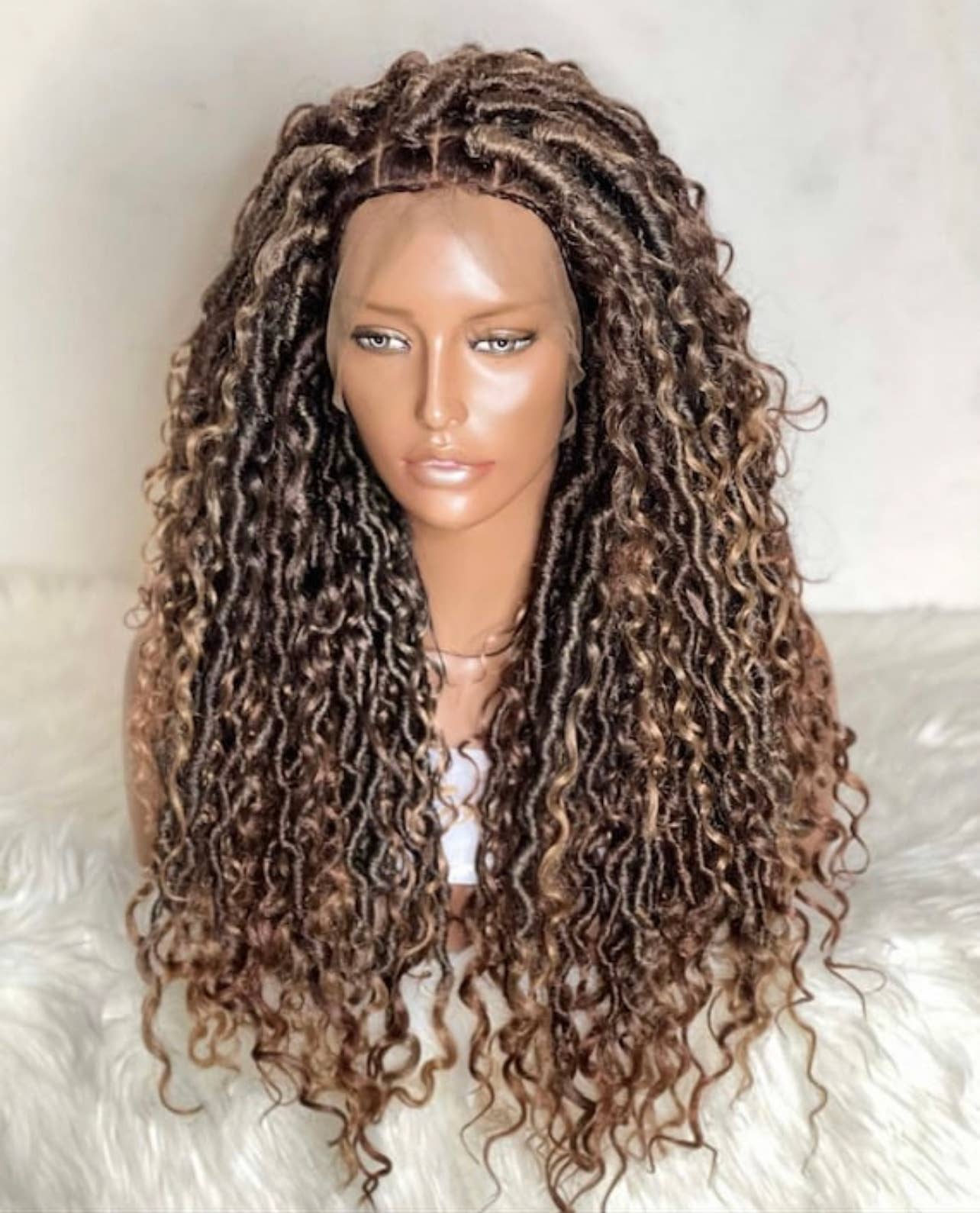 Lamuskwigs – wholesale Wig/hair piece – Bohemian faux locs braided wig2