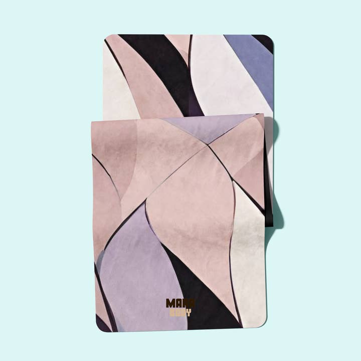 MARA BODY - Yoga Mats, Pilates Reformer Mats & Yoga Towels - Vendita all'ingrosso Tappetini da yoga - Tappetino Yoga in Pelle Scamosciata Vegana Eco-Friendly Antiscivolo con Stampa Astratta3